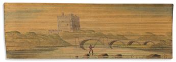 (FORE-EDGE PAINTING.) Cowper, William. The Poetical Works.